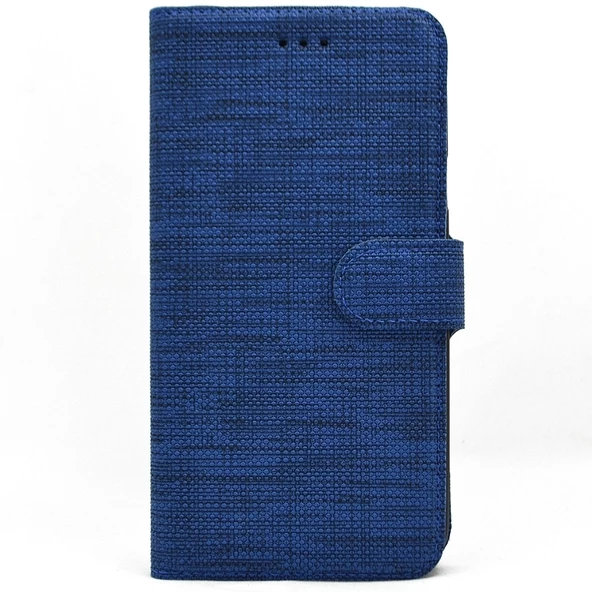Gpack General Mobile Gm 8 Kılıf Standlı Kartvizitli Exclusive Spor Cüzdan Lacivert ürün görseli 1