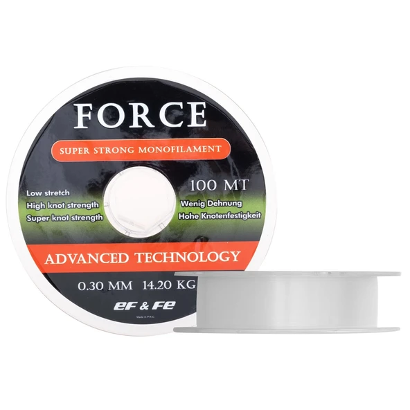 Effe Force Beyaz 0,50Mm 100 Metre Monoflament Misina ürün görseli 1