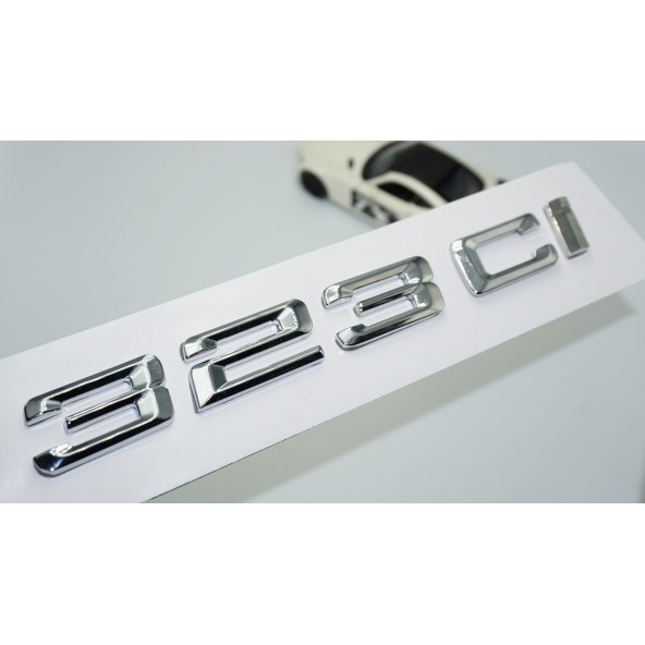 DK Tuning 323Ci Bagaj Krom Metal 3M 3D Yazı Logo Bmw İle Uyumlu ürün görseli 1