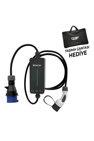 WiseCar WTP2 | 7.4kW & 3.5kW Akıllı Elektrikli Araç Şarj Cihazı ürün görseli 1