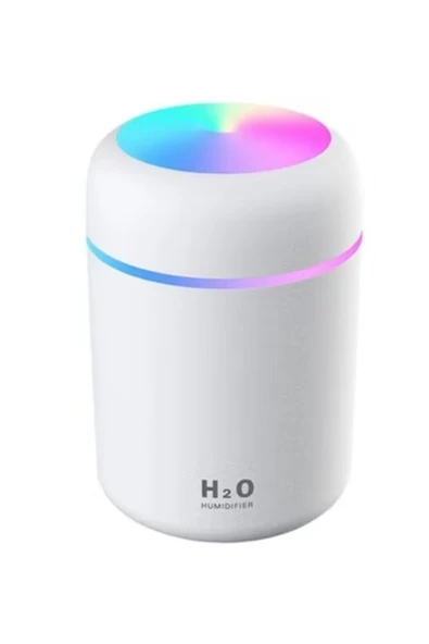 Humidifier Şarj Edilebilir Led Işıklı Ultrasonik Hava Nemlendirici Mini Boy Buhurdanlık Ev ve Araç İçin ürün görseli 1