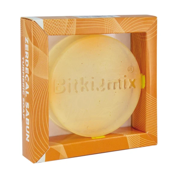 Bitkimix Gliserinli Şeffaf Zerdeçal Sabun 100 gr ürün görseli 1