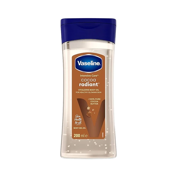 Vaseline Intensive Care Kakao Özlü Işıltı Veren Vücut Jel Yağı 200 ml ürün görseli 1