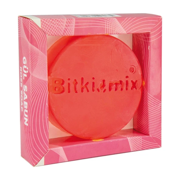 Bitkimix Gliserinli Şeffaf Gül Sabun 100 gr ürün görseli 1