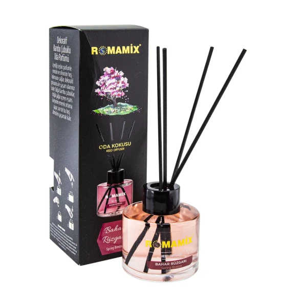 Romamix Bahar Rüzgarı Dekoratif Bambu Çubuklu Oda Kokusu & Oda Parfümü 100 ml ürün görseli 1