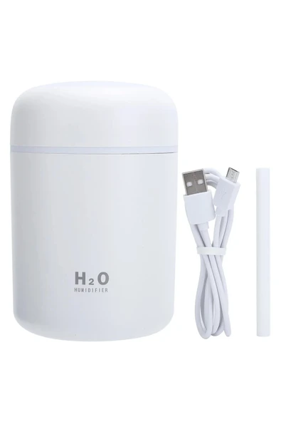 Humidifier Usb Led Işıklı Ultrasonik Hava Nemlendirici Mini Boy Buhurdanlık Ev ve Araç İçin ürün görseli 1