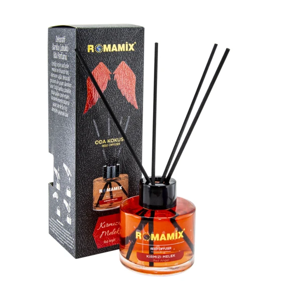 Romamix Kırmızı Melek Dekoratif Bambu Çubuklu Oda Kokusu & Oda Parfümü 100 ml ürün görseli 1