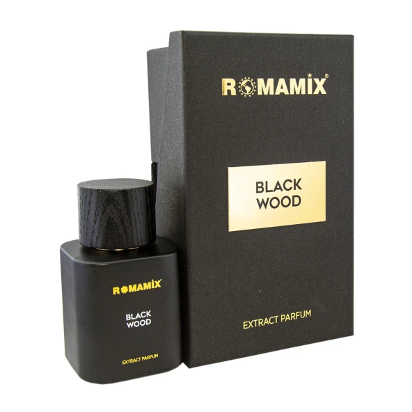 Romamix Black Wood Unisex  Extract Parfümü 100 ml ürün görseli 1