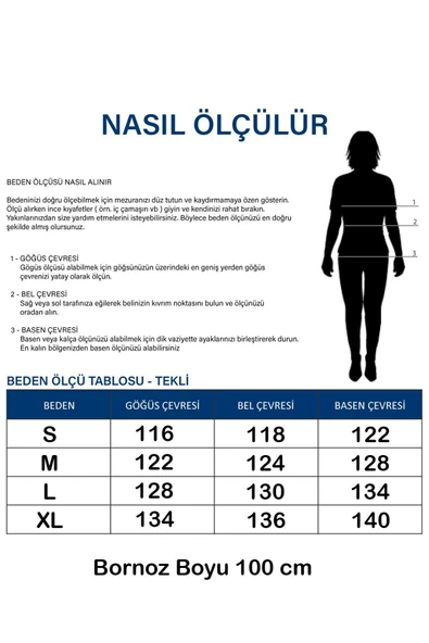 Dotamess Lida Lüks Bambu Bornoz Sabahlık - Resim 6