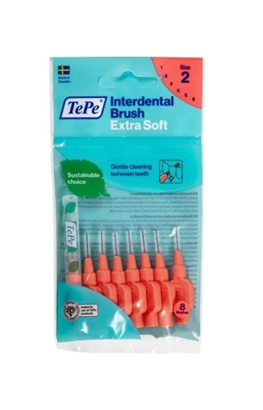TePe Interdental Brush Extra X Soft Arayüz Fırçası Kırmızı 0.5 M ürün görseli 1