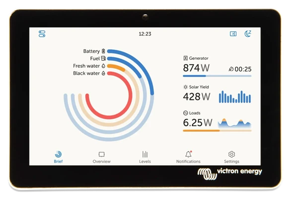 Victron Energy GX Touch 50 Akü İzleme Monitörü (BPP900455050) ürün görseli 1