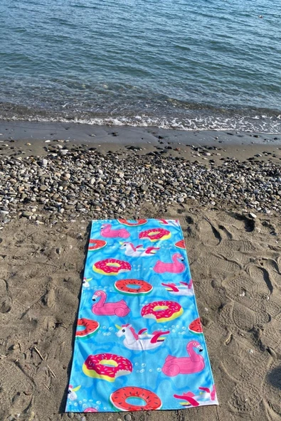 Dotamess Baskılı Plaj Havlusu - Resim 4