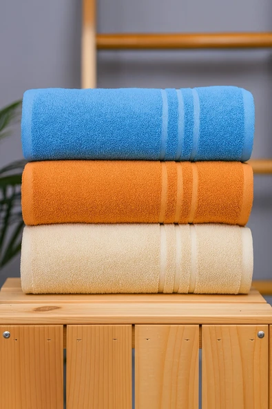 Dotamess %100 Organik Pamuk Milano Premium Antbakteriyel 50x100 Cm 3'lü El Ve Yüz Havlu Seti ürün görseli 1