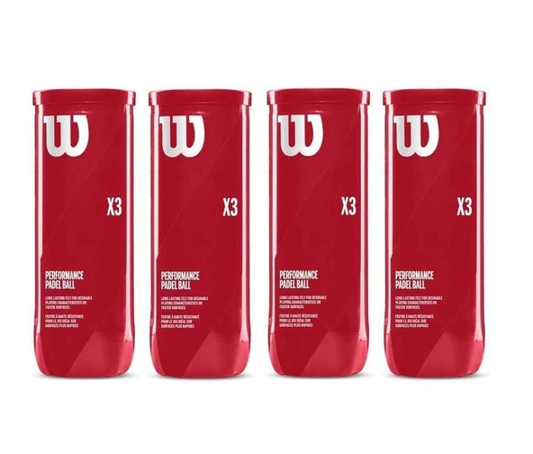 Wilson Performance 3'lü 4 Kutu Padel Topu ürün görseli 1