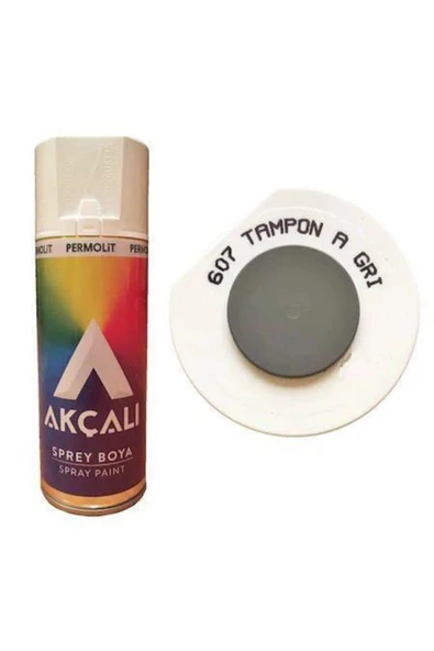 Akçalı Sprey Boya 400 ml 607 Tampon Açık Gri ürün görseli 1