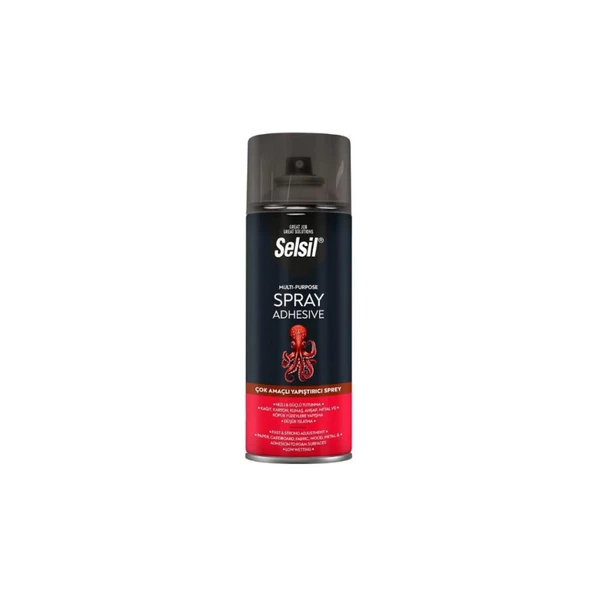 Selsil Çok Amaçlı Yapıştırıcı Sprey 400ml ürün görseli 1