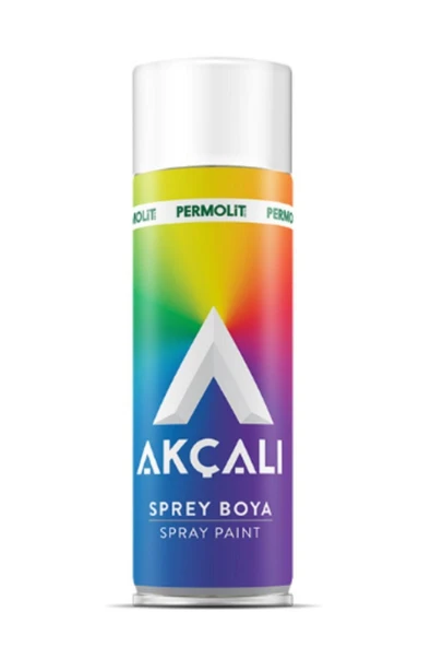 Akçalı Mat Beyaz Sprey Boya 400 ml - Resim 2