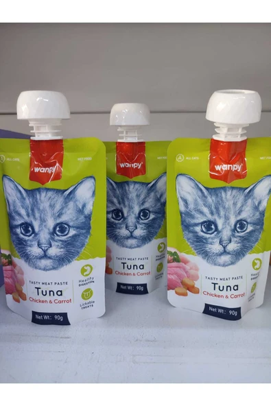 Taze Ton Balıklı ve Tavuklu Kedi Et Ezmesi 90 gr (3 X 90 GR ) ürün görseli 1