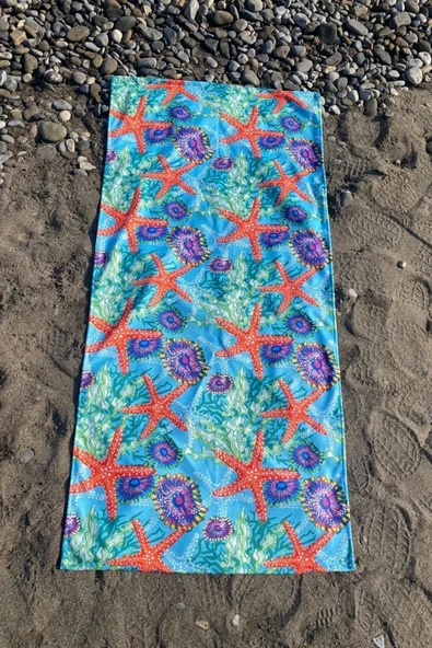 Dotamess Baskılı Plaj Havlusu - Resim 3