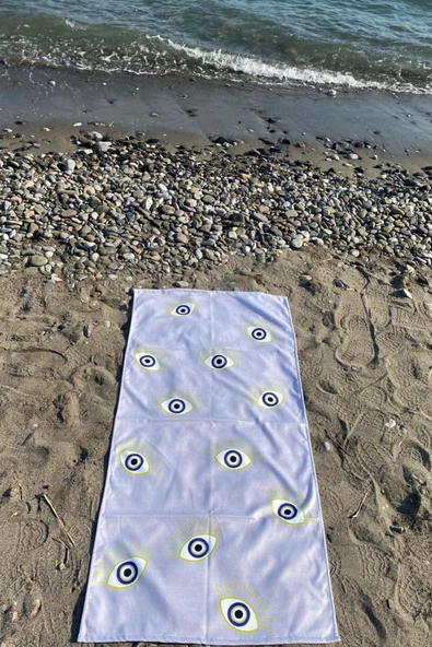Dotamess Baskılı Plaj Havlusu - Resim 3