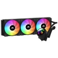 PowerBoost CIRCLE 360B R.Bow Fan LGA1700/AM5 Uyumlu 360mm CPU Sıvı Soğutma Siyah ürün görseli 1