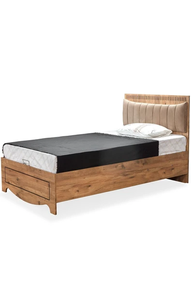 Bazalı Karyola, Papatya Baza Başlık Comfort Yatak Seti 120x200 cm ürün görseli 1