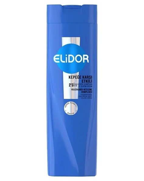 Elidor Şampuan 400 ml Kepeğe Karşı Etkili 2 si 1 Arada B3 Vitamini Çay Ağacı Yağı Aloe Vera  8683130108758 ürün görseli 1