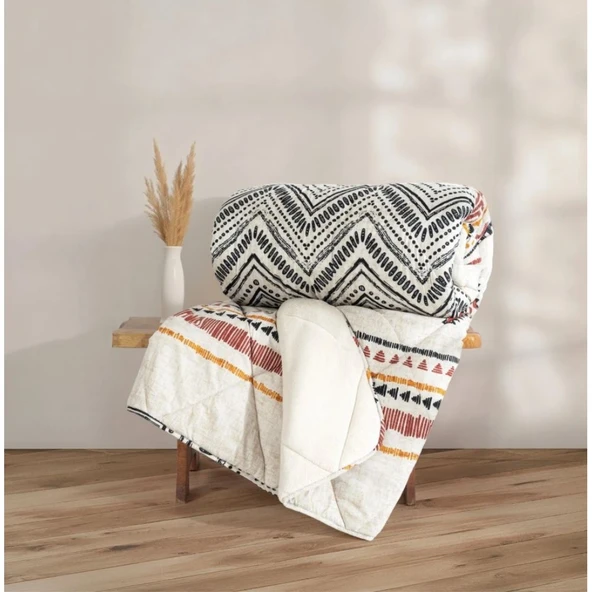 COTTON BOX VELVET YORGAN CIFT KISILIK FELIX BEJ ürün görseli 1