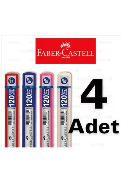Faber Castell L Grip Min 0.5 2b 60 Mm 120 Li Uç 4 Adet ürün görseli 1