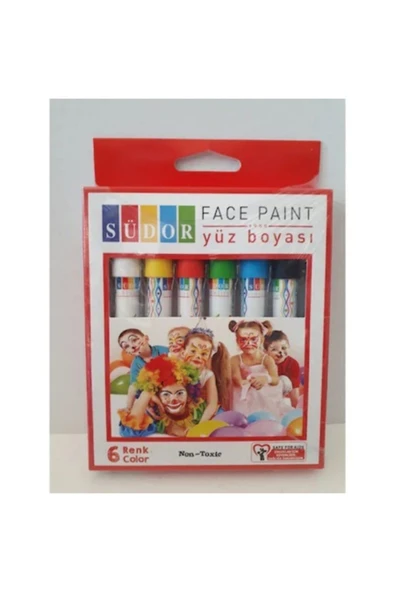 Südor Yüz Boyama Kalem 6'lı - Resim 2