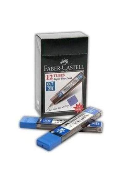 Faber Castell Super Fıne Mın 0.7mm 2b 75mm (24 Mın/tüp) Uç 12 Adet ( 1 Paket 12 Adet ) ürün görseli 1