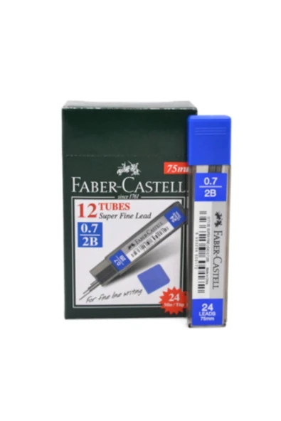 Faber Castell 0.7 2b Uç 12'li Paket ürün görseli 1