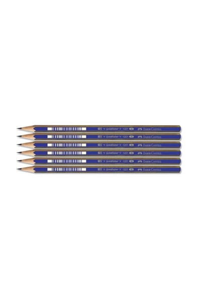 Faber-Castell Yayınları Faber 1221 Dereceli Resim Kalemi 4b 6 Lı Paket ürün görseli 1