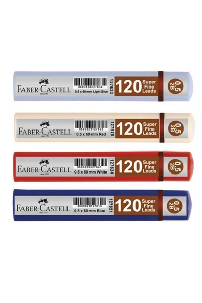 Faber Castell 0.5 Uç 4 Adet 120 Li ürün görseli 1