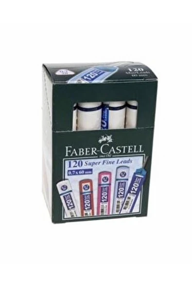 Faber Castell Beyaz Tüp Grip 120’li Min 0,7 2b 60mm (1 Adet 12’li Paket) ürün görseli 1