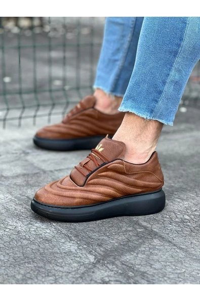 Taba Siyah Erkek Casual Ayakkabı - Resim 4