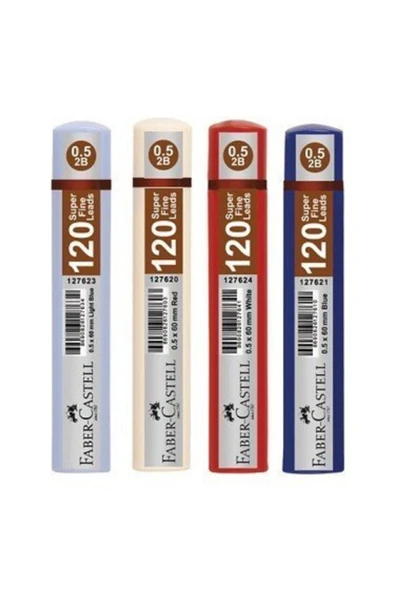 Faber Castell Castel 0.5 120'li Uç 4'lü ürün görseli 1
