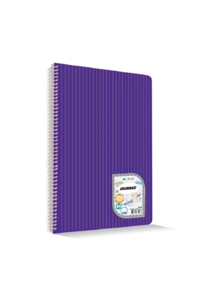 ÇINAR DEFTER Çınar Uninote Colormaxi 72yp. A-5 Pp Kapak Spiralli Çizgili Defter ürün görseli 1