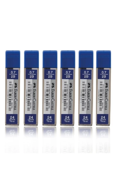 Faber Castell 6 Tüp 75mm 2b 0.7 Kalem Ucu ürün görseli 1