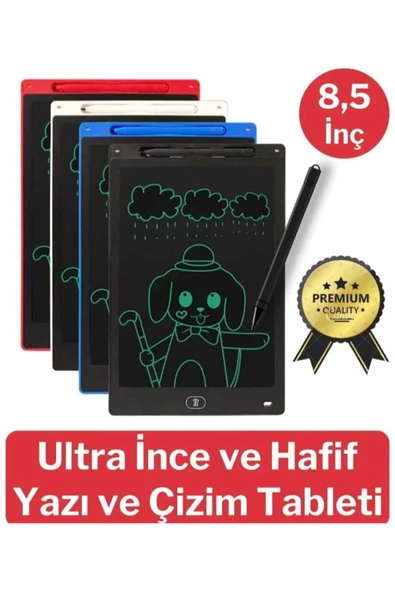 WATSING 8,5 Inç Writing Lcd Grafik Dijital Kalemli Çizim Tableti Silinebilir Not Yazma Eğitim Yazı Tahtası ürün görseli 1