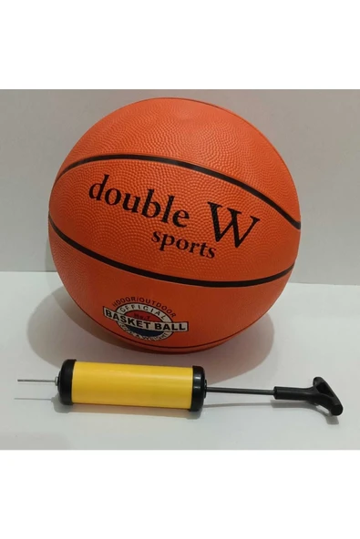 Sport 7 Numara Kauçuk Basketbol Topu Ve Şişirmek Için Pompa Hediye ürün görseli 1
