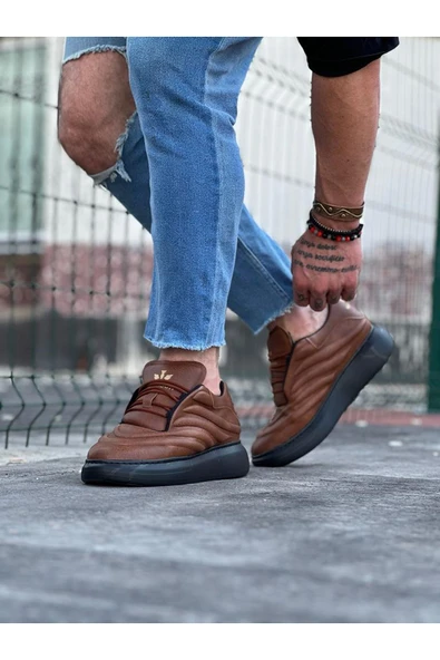 Taba Siyah Erkek Casual Ayakkabı - Resim 3