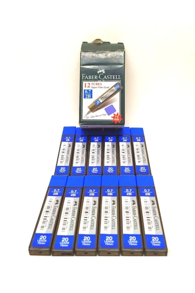 Faber Castell Faber-castell 0.7 Uç 75 Mm 12 Adet ürün görseli 1