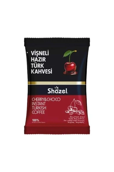 Shazel Vişneli Hazır Türk Kahvesi 100g (AROMALI) ürün görseli 1