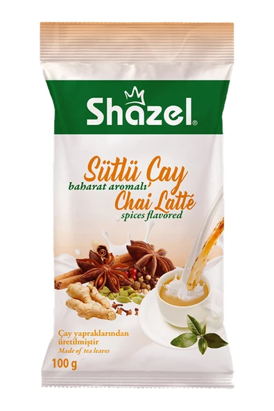 Shazel Sütlü Çay Baharat Aromalı 100 gr Chai Latte ürün görseli 1