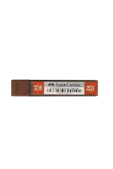 Faber Castell Faber-castell Super Fine Min Kalem Uçu Siyah 0.5 Mm 2b ×12 Adet - Resim 2