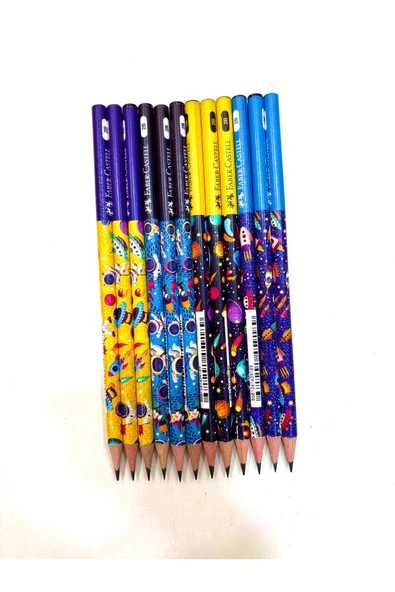 Faber Castell Uzay Macerası 2B Kurşun Kalem 12 Adet ürün görseli 1