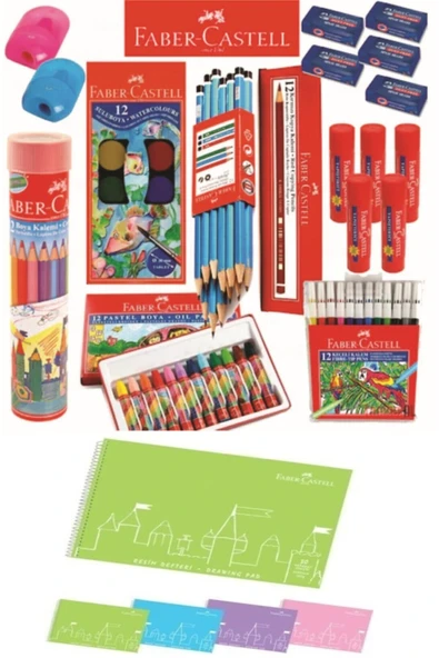 Faber Castell Okul Öğrenci Boyama Seti ürün görseli 1