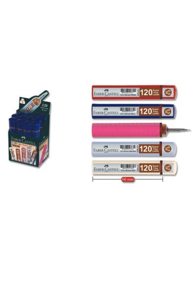 Faber Castell 120'li Min (Uç) 0.5mm ürün görseli 1