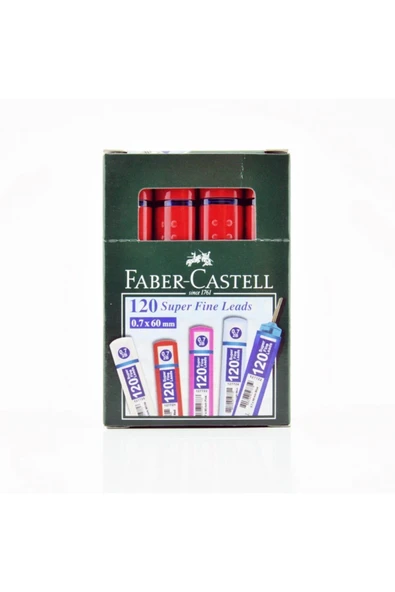 Faber Castell Faber-castell Grip Min 0.7 2b 60mm, 120 Li Kirmizi Tüp - 5090127721 ürün görseli 1